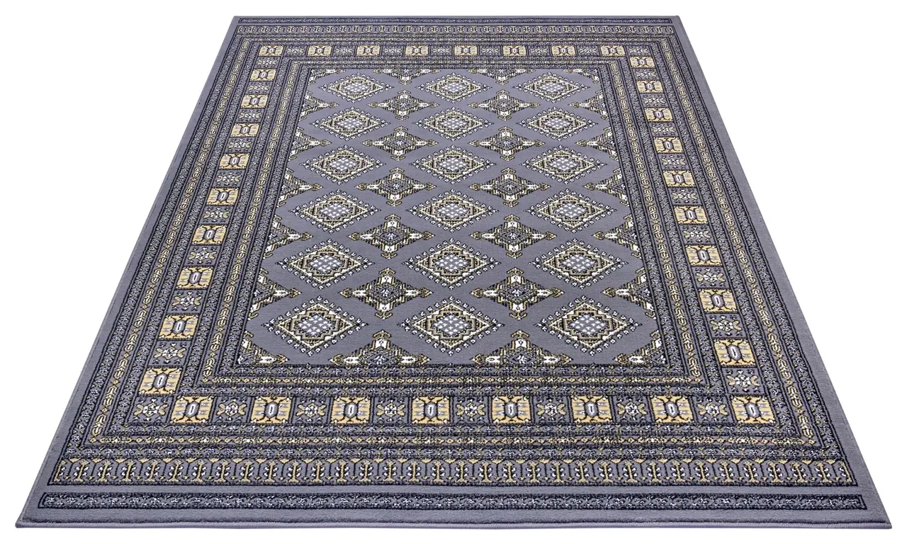 Klassiek vloerkleed - Laagpolig - Buchara - Mirkan Grijs