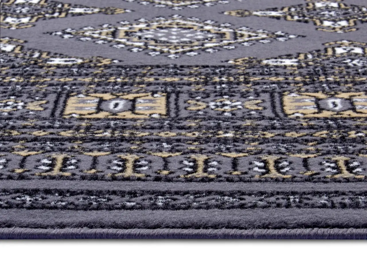 Klassiek vloerkleed - Laagpolig - Buchara - Mirkan Grijs