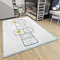 Kindervloerkleed - Adventures Bouncy Blauw