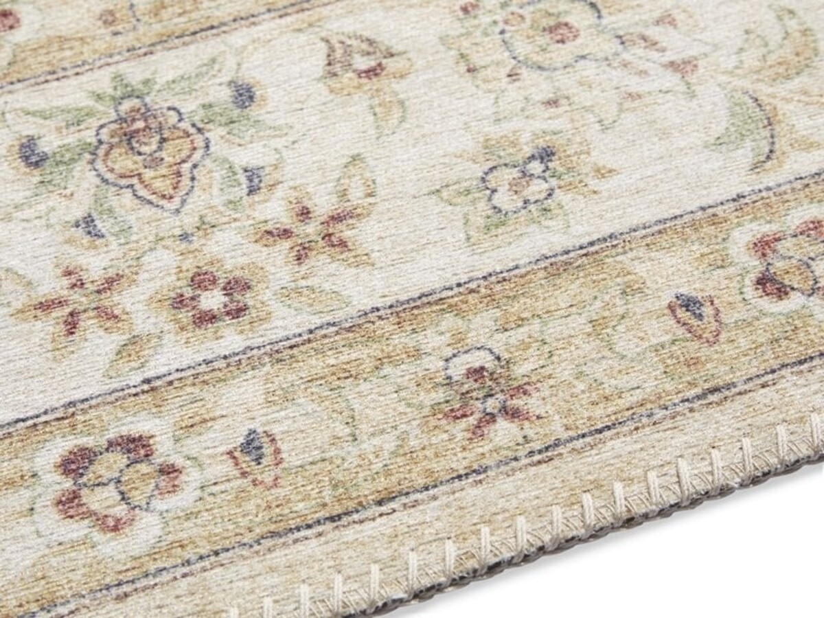 Elle Decoration - Klassieke vloerkleed - Nain - Geel