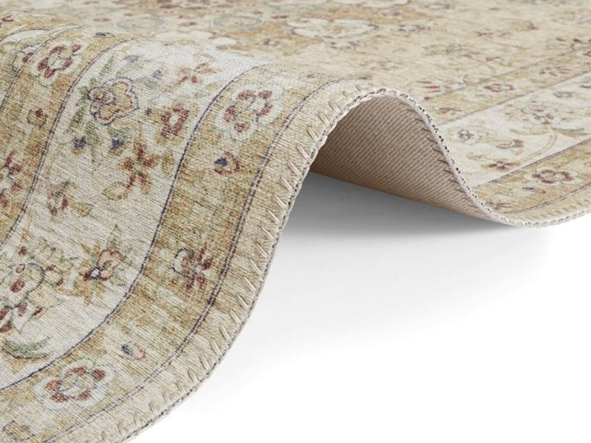 Elle Decoration - Klassieke vloerkleed - Nain - Geel