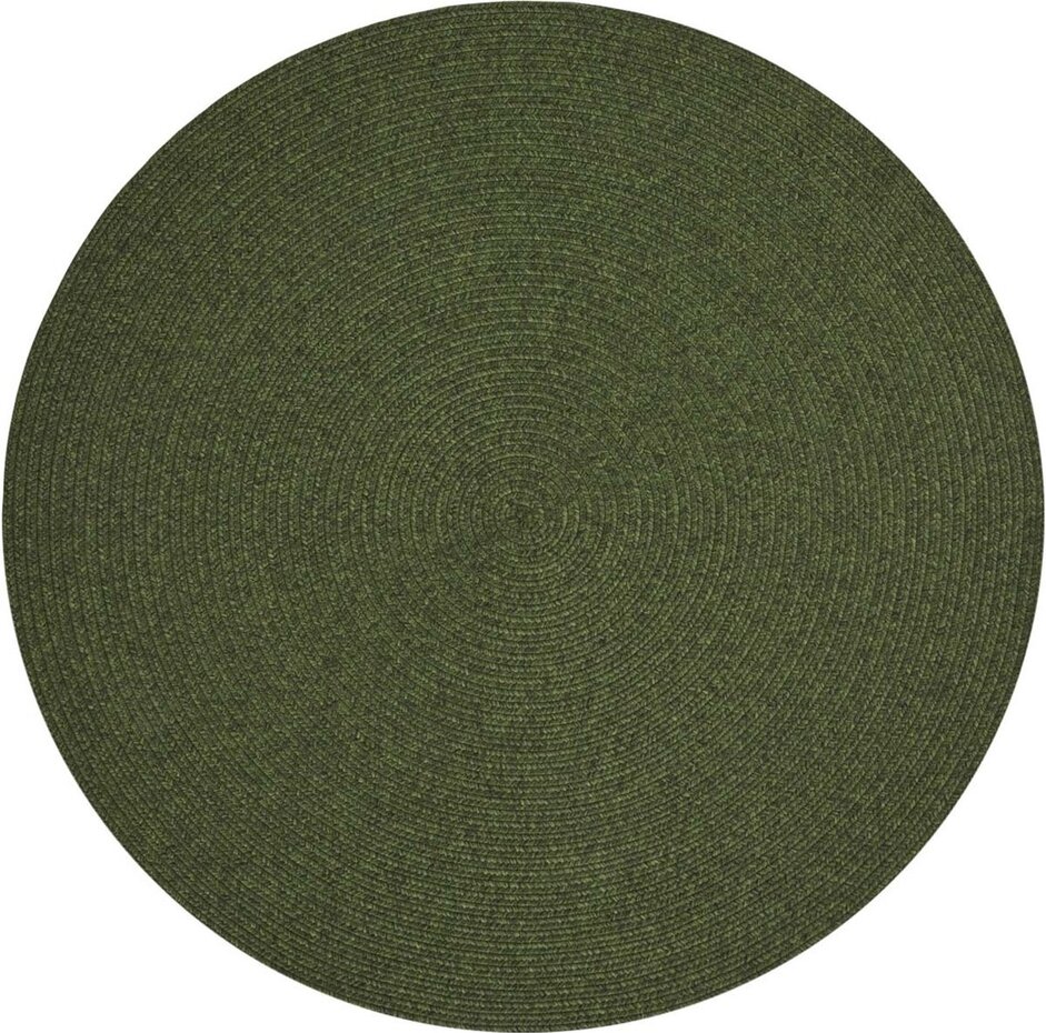 Rond Binnen- En Buitenkleed - Trenzado Groen