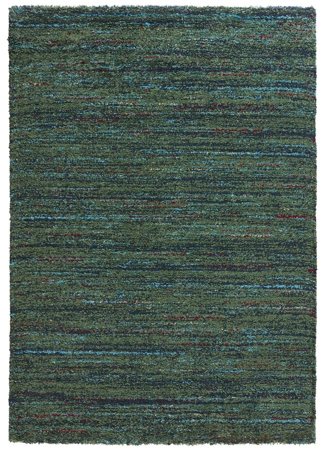 Hoogpolig vloerkleed - Nomadic Chic Groen/Blauw Hoogpolig vloerkleed - Nomadic Chic Groen/Blauw