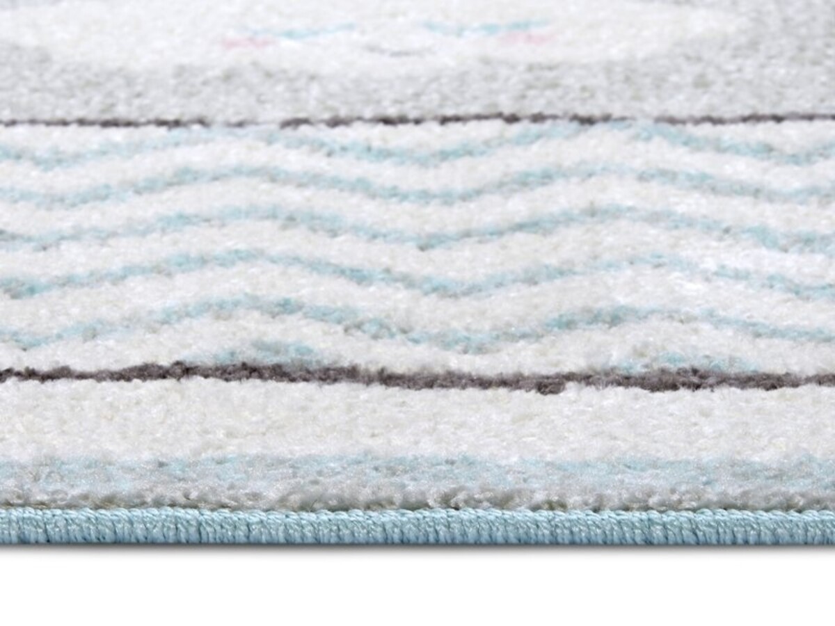 Kindervloerkleed - Adventures Bouncy Blauw Kindervloerkleed - Adventures Bouncy Blauw