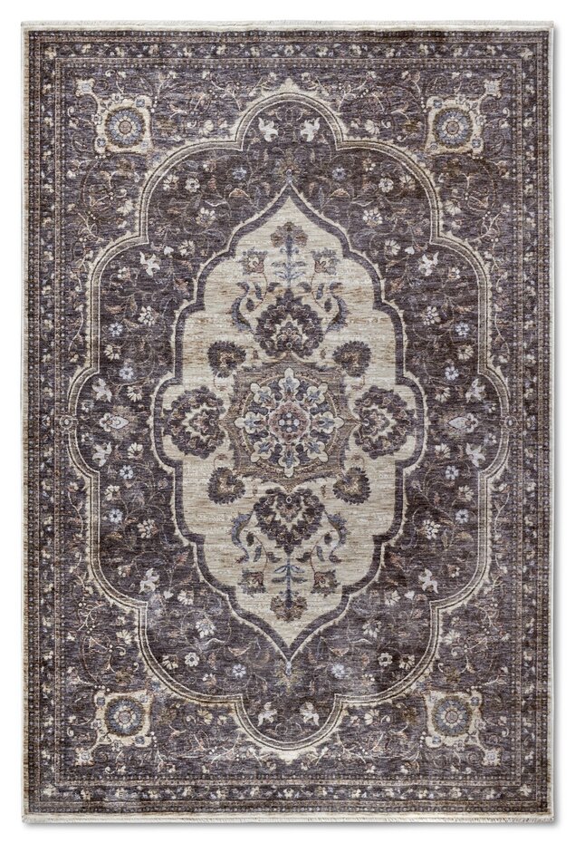 Villeroy & Boch - Klassiek Laagpolig vloerkleed - Renata - Blauw / Multi Villeroy & Boch - Klassiek Laagpolig vloerkleed - Renata - Blauw / Multi