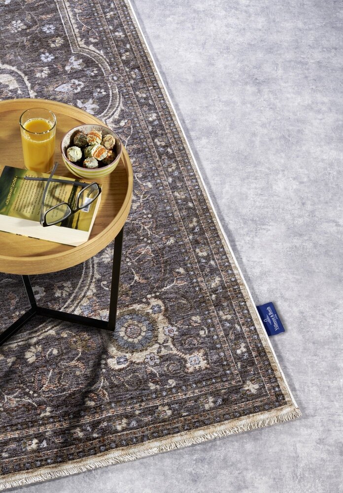 Villeroy & Boch - Klassiek Laagpolig vloerkleed - Renata - Blauw / Multi Villeroy & Boch - Klassiek Laagpolig vloerkleed - Renata - Blauw / Multi