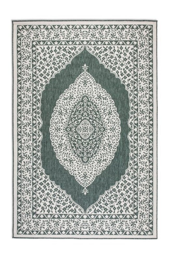 Elle Decoration - Binnen & Buitenkleed - Omkeerbaar - Meekly - Groen Elle Decoration - Binnen & Buitenkleed - Omkeerbaar - Meekly - Groen