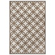 Modern vloerkleed - Cirkel Crème / Bruin Modern vloerkleed - Cirkel Crème / Bruin