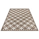 Modern vloerkleed - Cirkel Crème / Bruin Modern vloerkleed - Cirkel Crème / Bruin