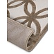 Modern vloerkleed - Cirkel Crème / Bruin Modern vloerkleed - Cirkel Crème / Bruin