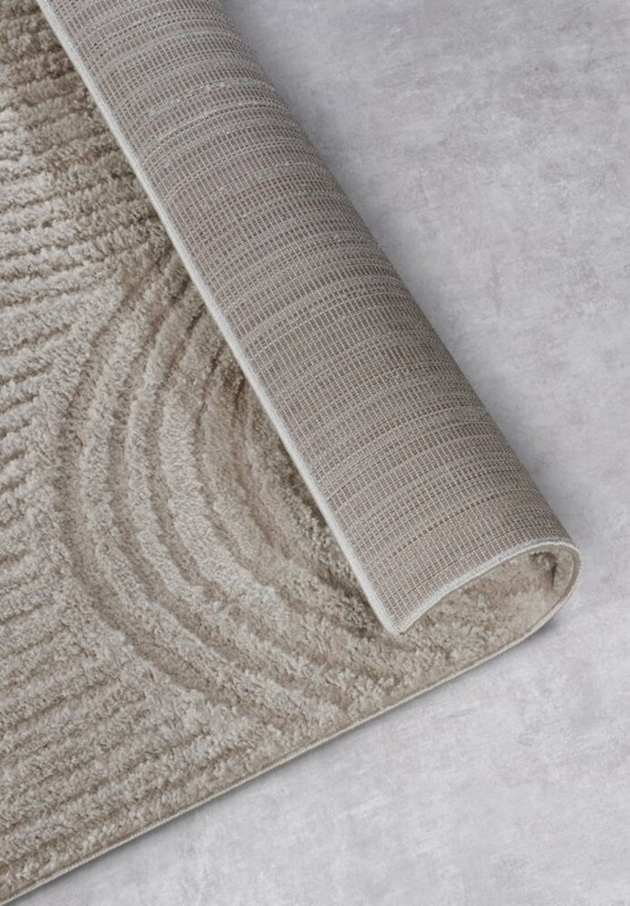 Elle Decoration - Gallery - Hoogpolig vloerkleed - Chappe - Beige Elle Decoration - Gallery - Hoogpolig vloerkleed - Chappe - Beige