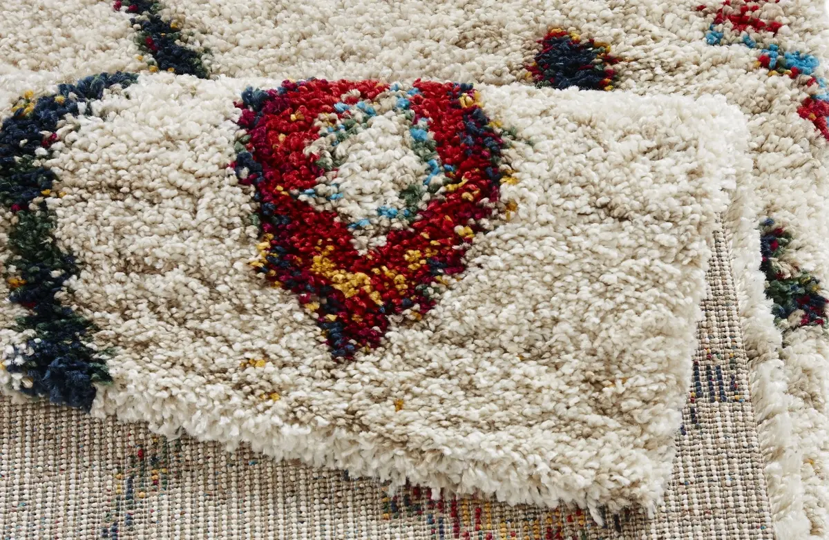 Hoogpolig vloerkleed - Nomadic Bohemian Crème/Multi Hoogpolig vloerkleed - Nomadic Bohemian Crème/Multi