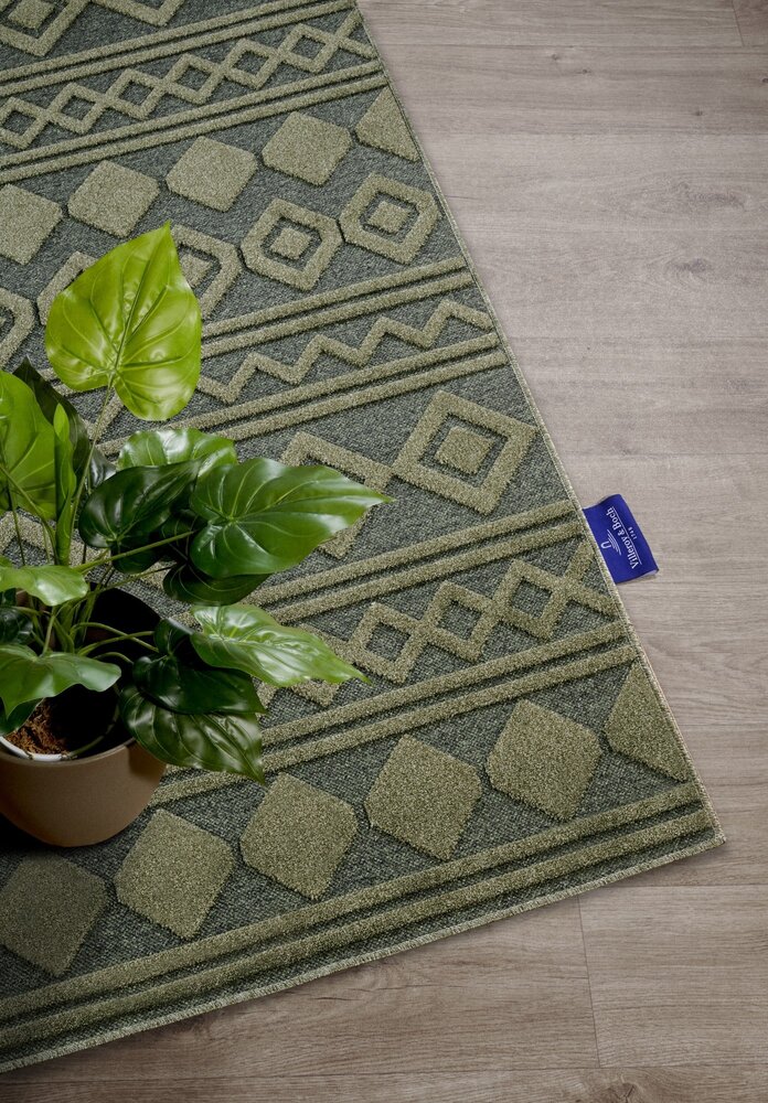 Villeroy & Boch - Laagpolig vloerkleed - Catherine Naturel - Jungle Groen Villeroy & Boch - Laagpolig vloerkleed - Catherine Naturel - Jungle Groen