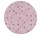 Rond Kindervloerkleed - Adventures Hartjes Roze