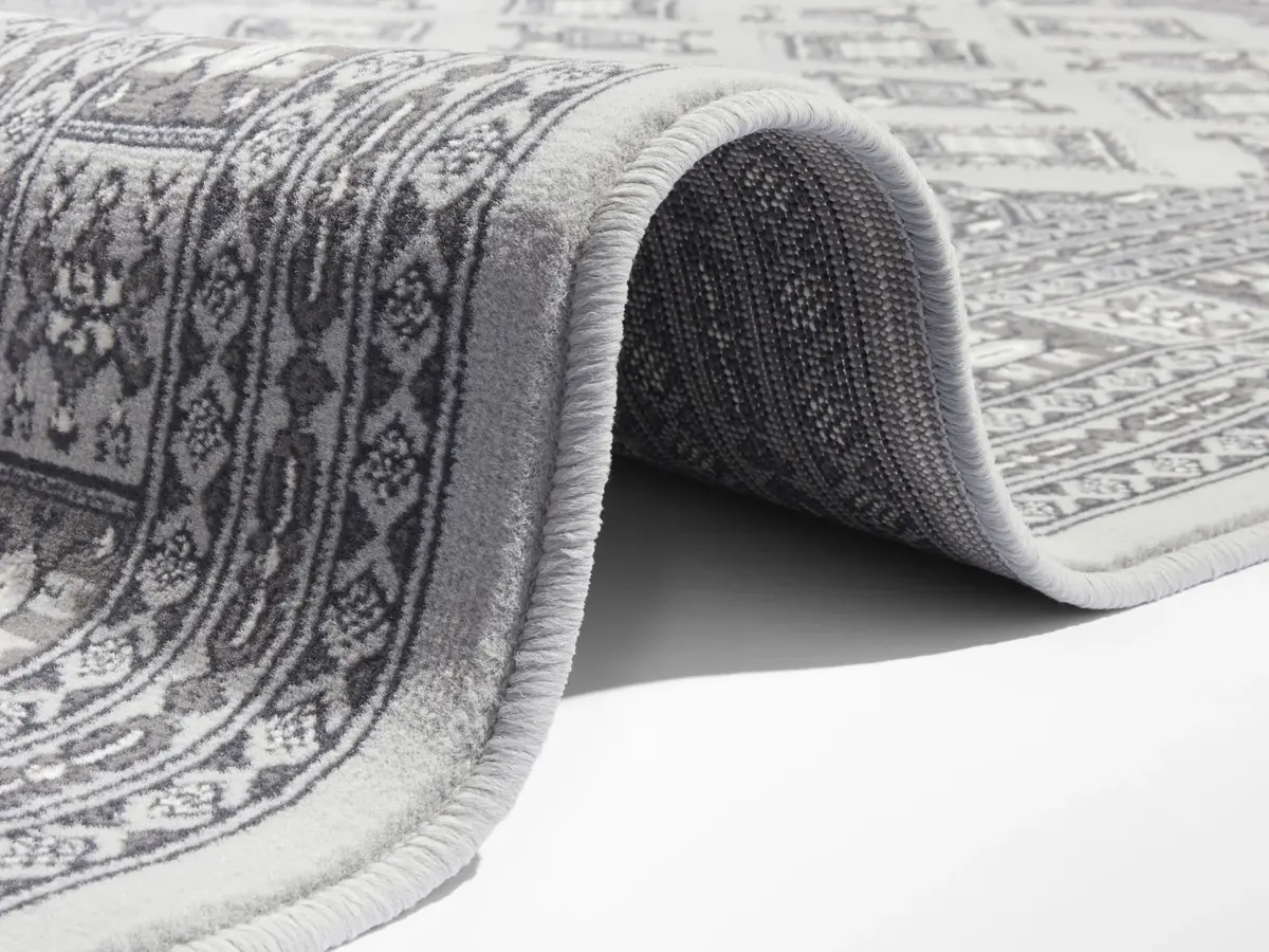 Klassiek vloerkleed - Laagpolig - Buchara - Grijs