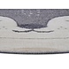 Kindervloerkleed - Adventures Vos Grijs/Crème Kindervloerkleed - Adventures Vos Grijs/Crème