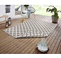 Binnen & Buiten Omkeerbaar vloerkleed - Nizza Beige/Crème