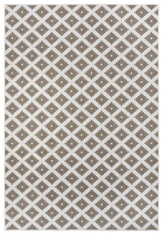Binnen & Buiten Omkeerbaar vloerkleed - Nizza Beige/Crème Binnen & Buiten Omkeerbaar vloerkleed - Nizza Beige/Crème