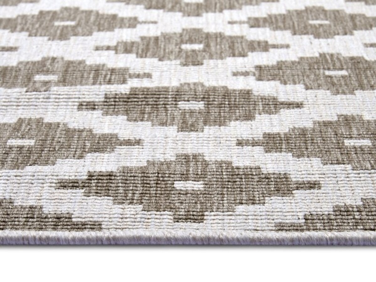 Binnen & Buiten Omkeerbaar vloerkleed - Nizza Beige/Crème Binnen & Buiten Omkeerbaar vloerkleed - Nizza Beige/Crème