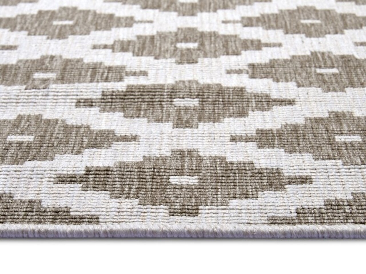 Binnen & Buiten Omkeerbaar vloerkleed - Nizza Beige/Crème Binnen & Buiten Omkeerbaar vloerkleed - Nizza Beige/Crème