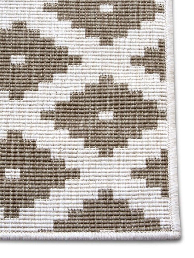 Binnen & Buiten Omkeerbaar vloerkleed - Nizza Beige/Crème Binnen & Buiten Omkeerbaar vloerkleed - Nizza Beige/Crème