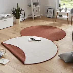 Rond Binnen & Buiten Omkeerbaar vloerkleed - Miami Terra Rond Binnen & Buiten Omkeerbaar vloerkleed - Miami Terra