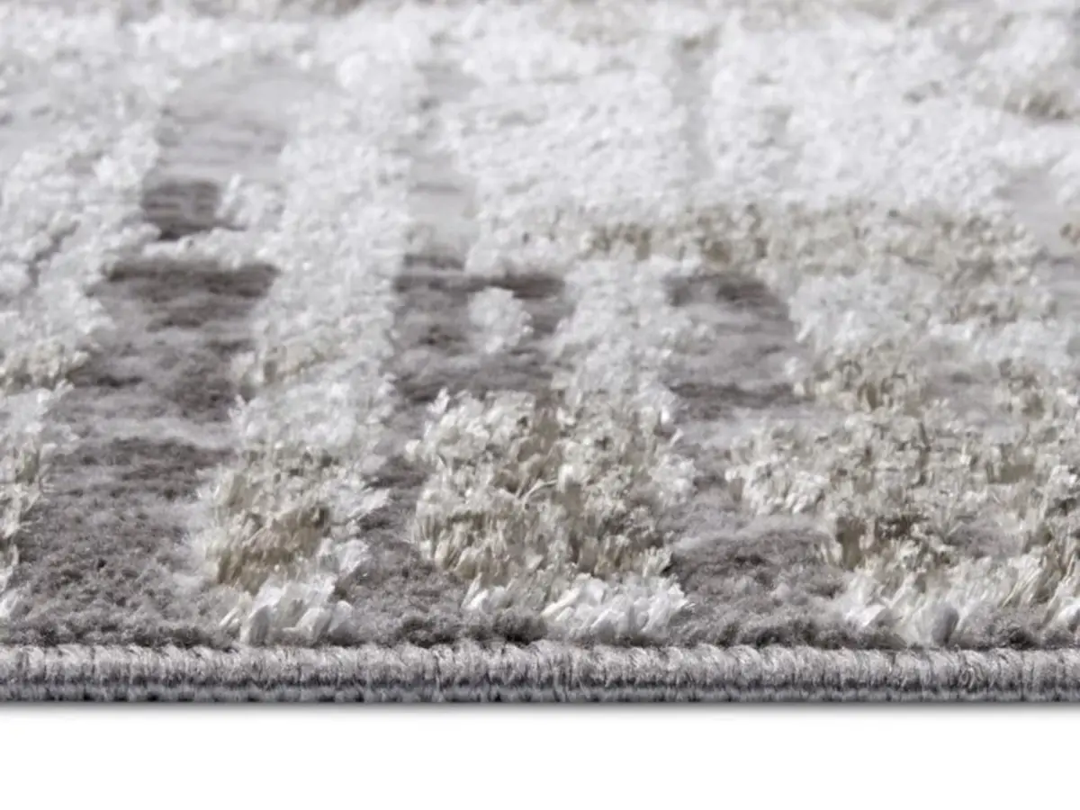 Vintage vloerkleed - Shine Abstract Crème/Grijs Vintage vloerkleed - Shine Abstract Crème/Grijs