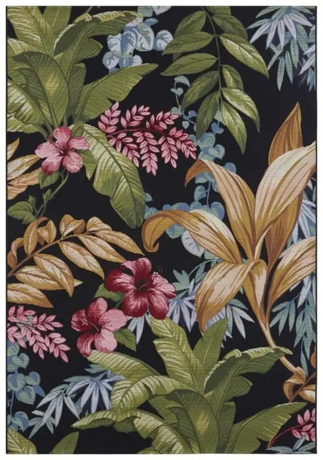 Binnen- En Buitenkleed - Tropical Flowers & Leaves Multicolor