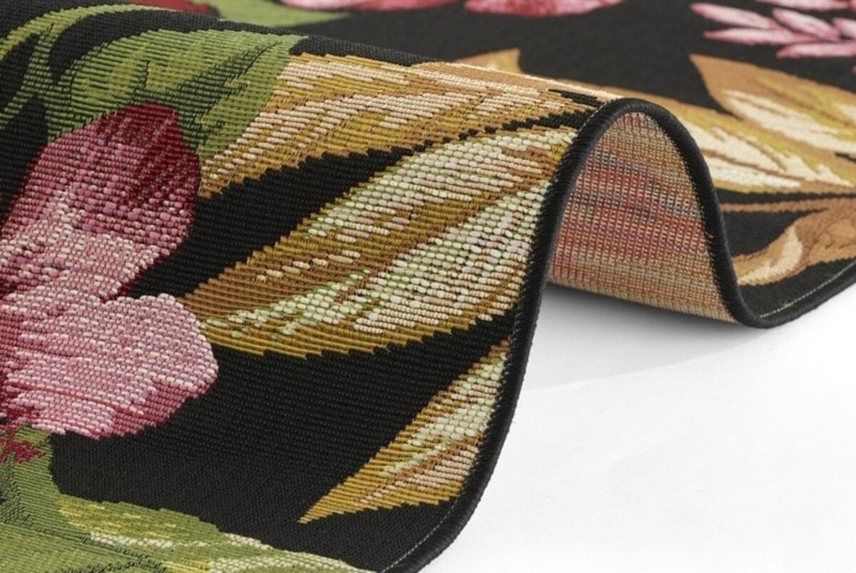 Binnen- En Buitenkleed - Tropical Flowers & Leaves Multicolor