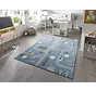Kindervloerkleed - Adventures Stad Design Blauw