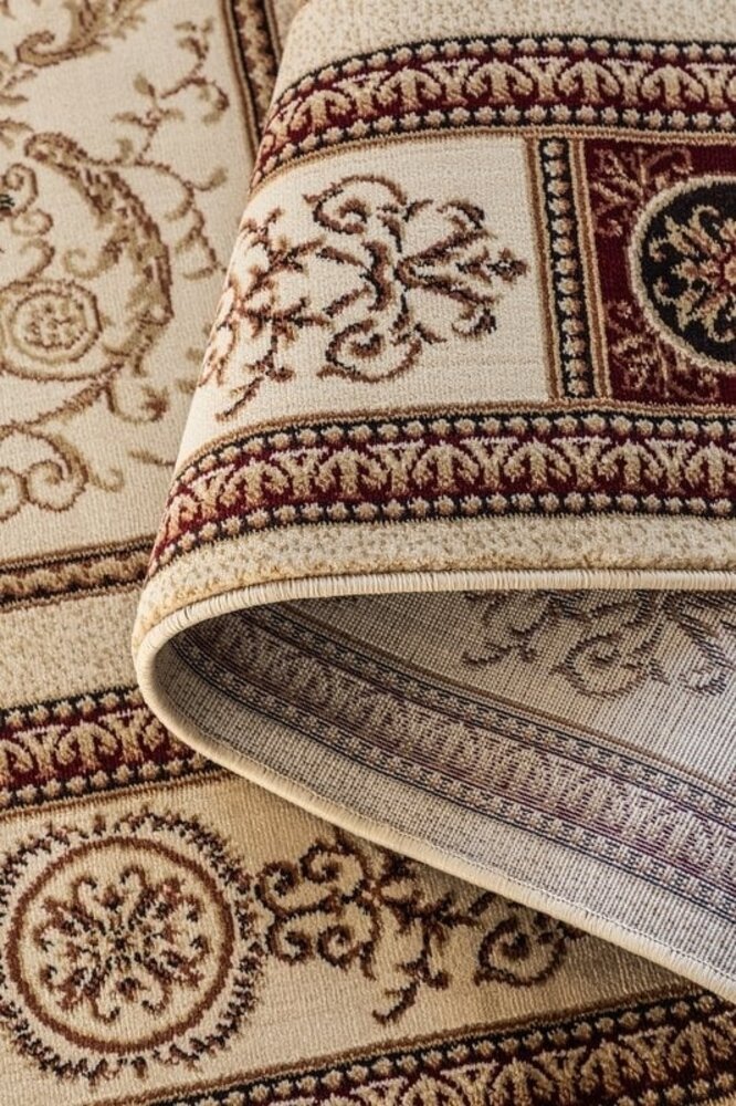 Klassiek vloerkleed - Herat Guzara Crème/Bruin Klassiek vloerkleed - Herat Guzara Crème/Bruin