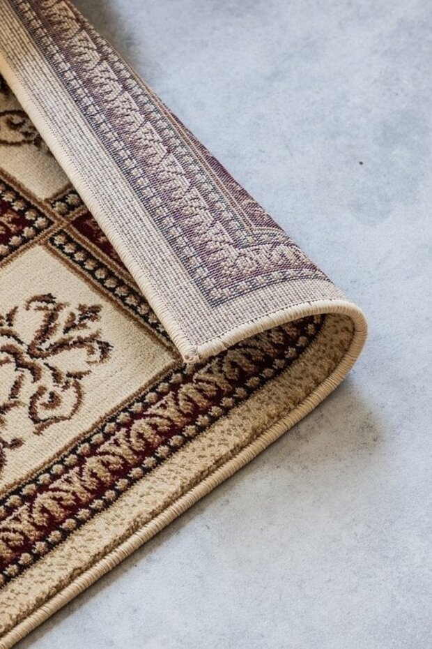 Klassiek vloerkleed - Herat Guzara Crème/Bruin Klassiek vloerkleed - Herat Guzara Crème/Bruin