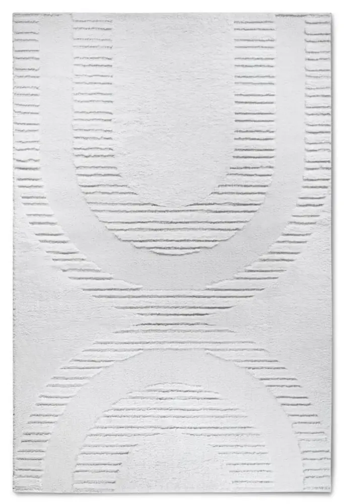 Elle Decoration - Gallery - Hoogpolig vloerkleed - Bartoux - Crème Wit Elle Decoration - Gallery - Hoogpolig vloerkleed - Bartoux - Crème Wit