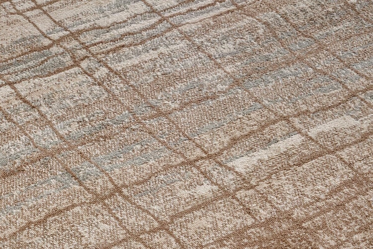 Modern vloerkleed - Jord Crème/Beige