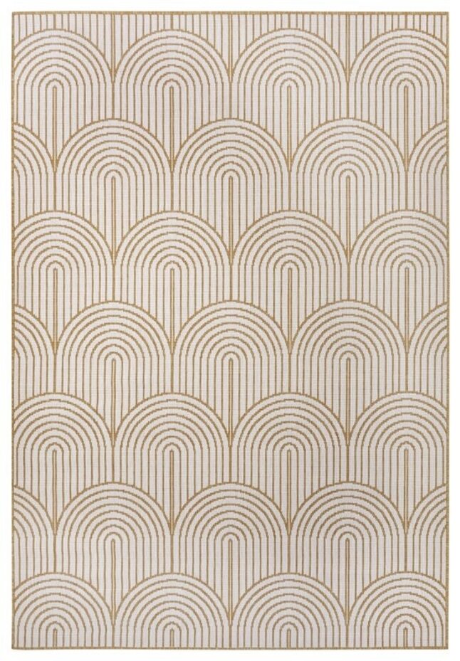 Binnen- En Buitenkleed Omkeerbaar - Pangli Japandi Geel Binnen- En Buitenkleed Omkeerbaar - Pangli Japandi Geel