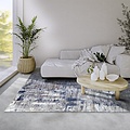 Elle Decoration - Imagination - Laagpolig vloerkleed - Malard - Blauw / Beige