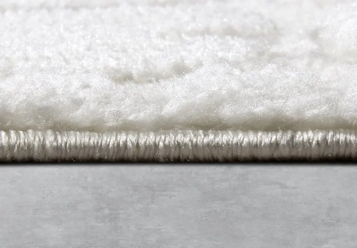 Elle Decoration - Gallery - Hoogpolig vloerkleed - Artistique - Crème Wit