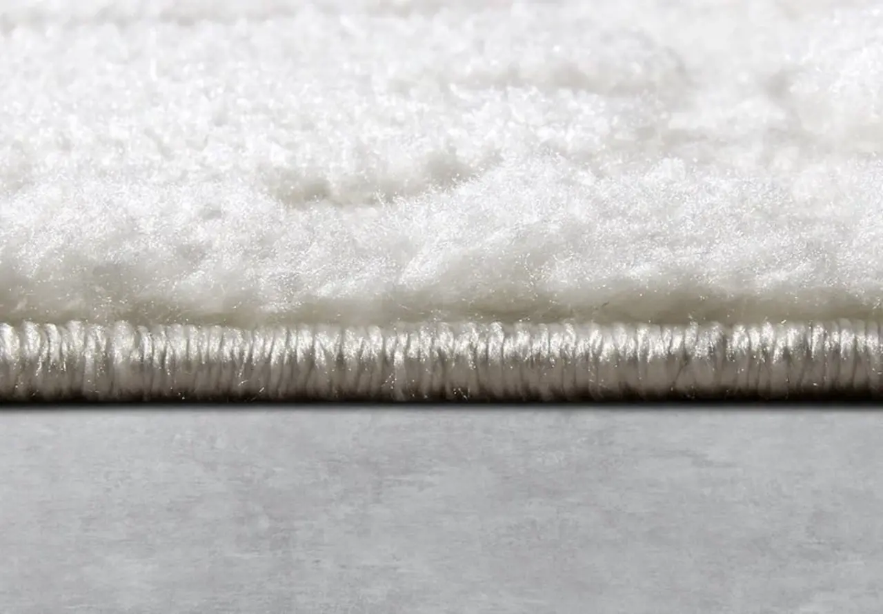 Elle Decoration - Gallery - Hoogpolig vloerkleed - Artistique - Crème Wit