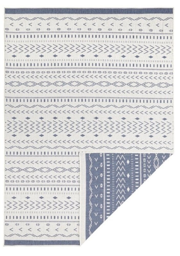 Binnen & Buitenkleed Omkeerbaar - Kuba Blauw/Crème Binnen & Buitenkleed Omkeerbaar - Kuba Blauw/Crème