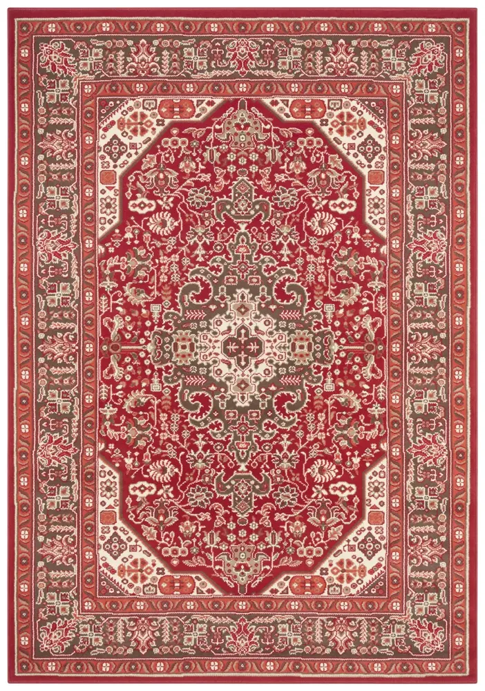 Klassiek vloerkleed - Laagpolig - Isfahan - Rood Klassiek vloerkleed - Laagpolig - Isfahan - Rood