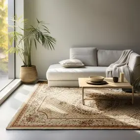 Klassiek vloerkleed - Herat Adraskan Crème