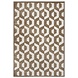 Modern vloerkleed - Hexa Crème/Bruin Modern vloerkleed - Hexa Crème/Bruin