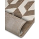 Modern vloerkleed - Hexa Crème/Bruin Modern vloerkleed - Hexa Crème/Bruin