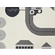 Kindervloerkleed - Adventures Stad Design Crème/Grijs Kindervloerkleed - Adventures Stad Design Crème/Grijs