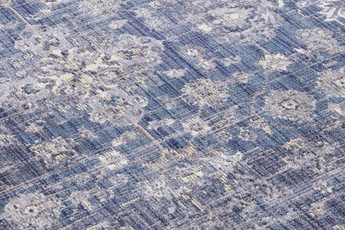 Vintage Binnen- En Buitenkleed - Alexandria Blauw Vintage Binnen- En Buitenkleed - Alexandria Blauw