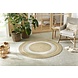 Rond Binnen- En Buitenkleed - Trenzado Beige/Crème Rond Binnen- En Buitenkleed - Trenzado Beige/Crème