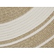 Rond Binnen- En Buitenkleed - Trenzado Beige/Crème Rond Binnen- En Buitenkleed - Trenzado Beige/Crème