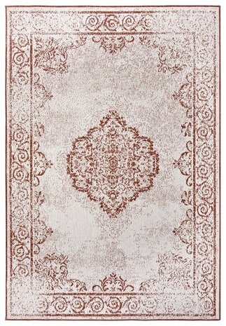 Vintage Binnen & Buitenkleed Omkeerbaar - Cebu Terra/Crème