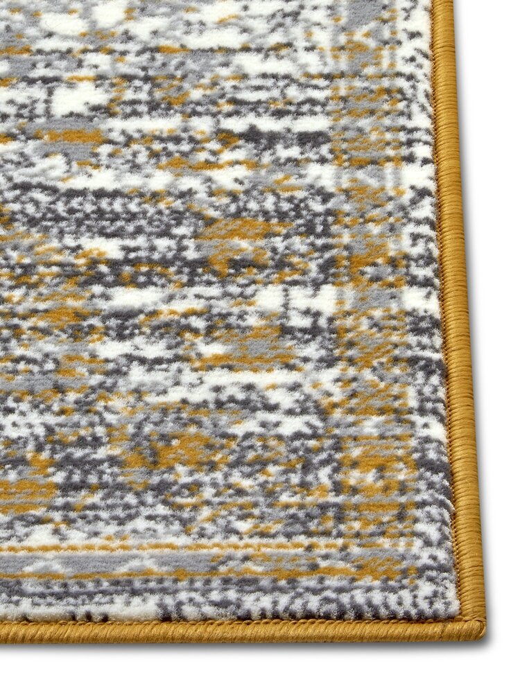 Vintage Patchwork Laagpolig vloerkleed - Gloria - Mosterd Vintage Patchwork Laagpolig vloerkleed - Gloria - Mosterd