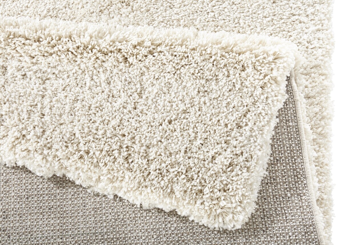 Hoogpolig vloerkleed - Effen - Venice - Crème Hoogpolig vloerkleed - Effen - Venice - Crème